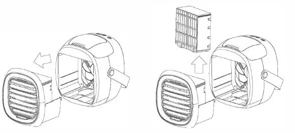 BLAUX Evaporative Air Cooler G2 - Blast Auxiliary Personal Cooler-FIG5