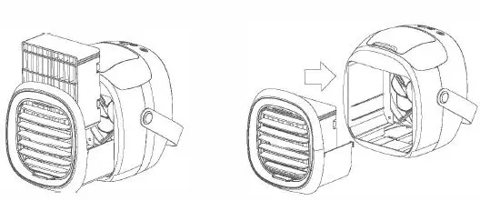 BLAUX Evaporative Air Cooler G2 - Blast Auxiliary Personal Cooler-FIG6