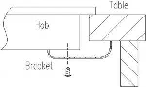 Locating the fixing brackets - TGGCM64-5 - 1