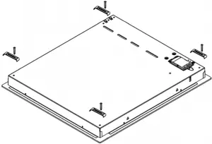 Locating the fixing brackets - TGGCM64-5 - 2
