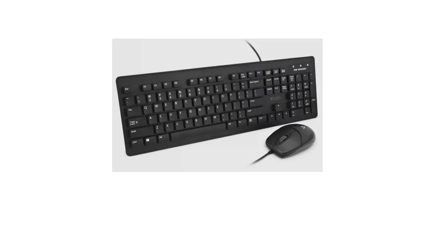 Vseven Cku700us Washable Antimicrobial Keyboard And Mouse Combo User Guide Vseven Cku700us Washable Antimicrobial Keyboard And Mouse Combo User Guide