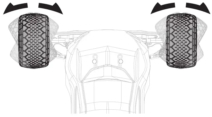 Losi LOS01015T1 Stadium RC Truck Instruction - CONTROL TEST