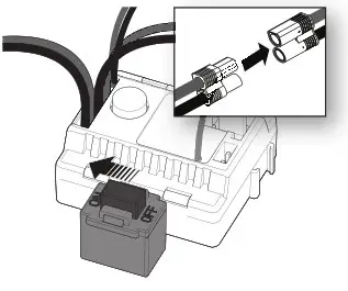 Losi LOS01015T1 Stadium RC Truck Instruction - Power on the ESC