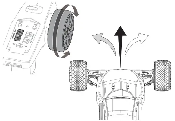 Losi LOS01015T1 Stadium RC Truck Instruction - Start driving slowly