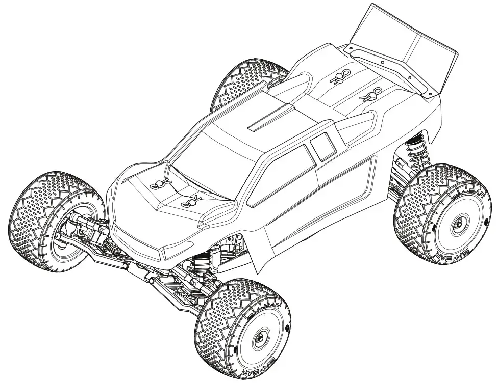 Losi LOS01015T1 Stadium RC Truck Instruction