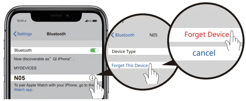 Restore factory setting