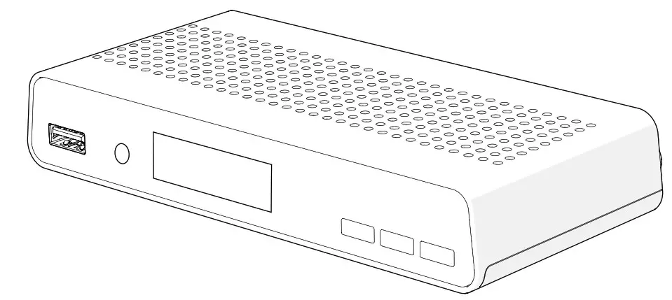 nedis DVB-T2 Full HD Receiver Cover