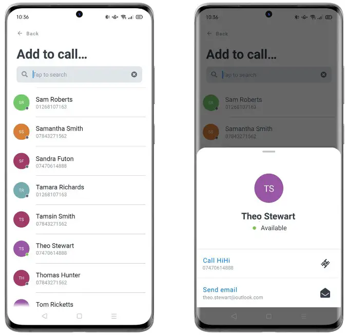 HIHI Connect 2 App - Answering Calls 10