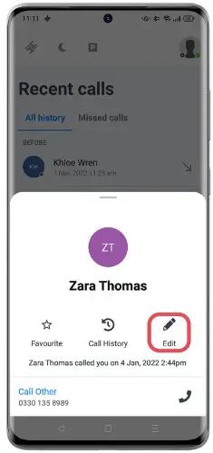 HIHI Connect 2 App - Contacts 8