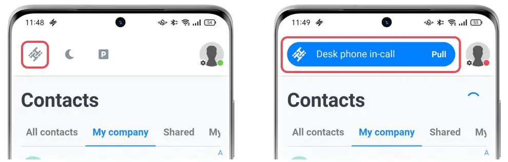 HIHI Connect 2 App - Navigation menu 1