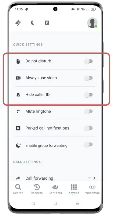 HIHI Connect 2 App - Settings 2