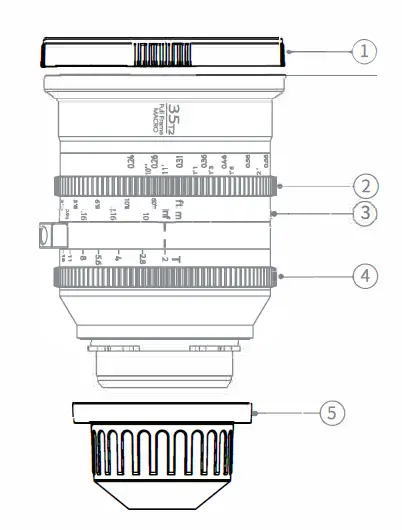 SIRUI 534981 Jupiter 35mm Macro T2 Full Frame Cine Prime Lens fig 3