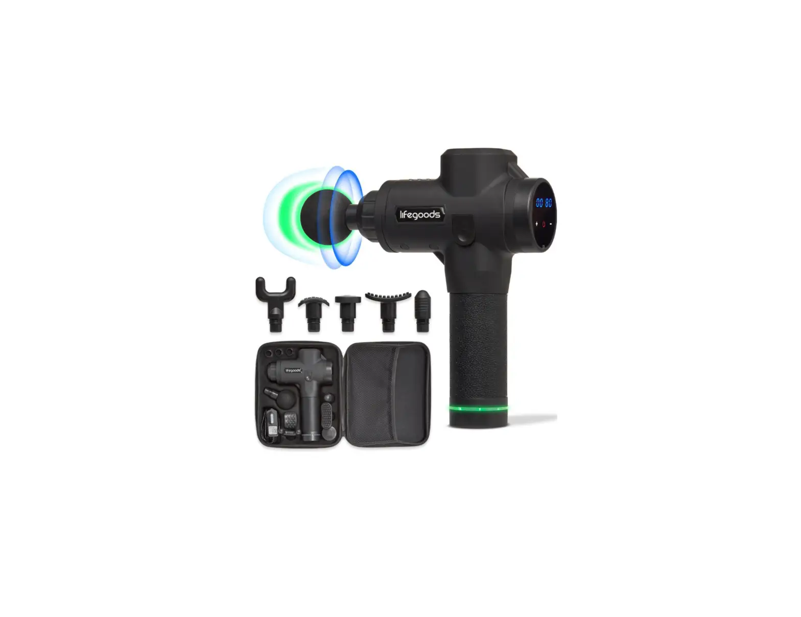 Lifegoods Lg1084 Massage Gun User Manual