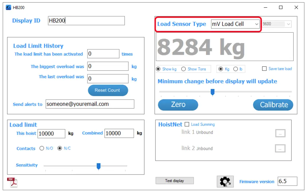 SOLE DIGITAL HB200 Hibeam 200 Load Display fig 22