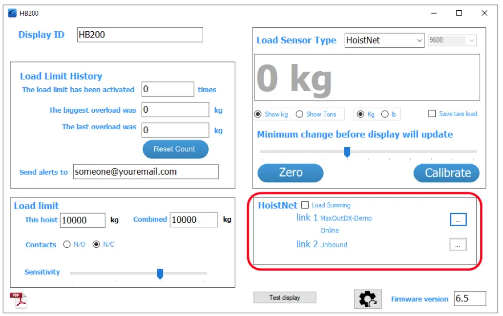 SOLE DIGITAL HB200 Hibeam 200 Load Display fig 26