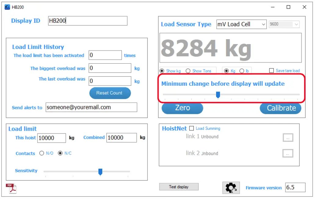 SOLE DIGITAL HB200 Hibeam 200 Load Display fig 33