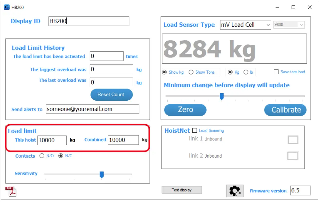 SOLE DIGITAL HB200 Hibeam 200 Load Display fig 34