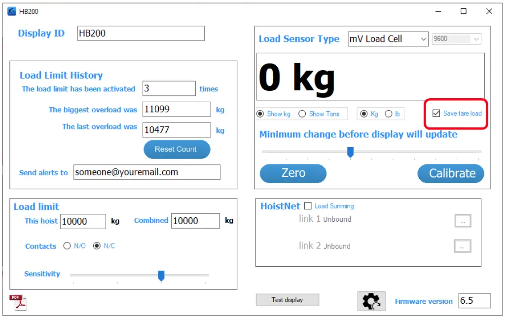 SOLE DIGITAL HB200 Hibeam 200 Load Display fig 37