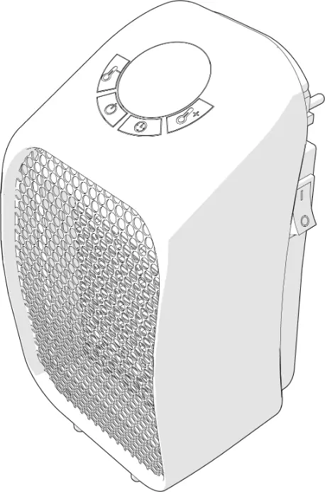 Nedis Htpn10fwt Plug-in Heater User Manual
