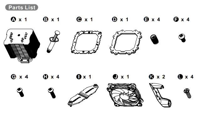 Thermaltake CL-P021-CA12RE-A Riing Silent 12 PRO CPU Cooler fig 1