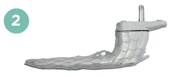 261JK Top Opening Double Glazed Casement White uPVC Window - Fig 1