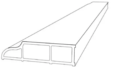 261JK Top Opening Double Glazed Casement White uPVC Window - Fig 13