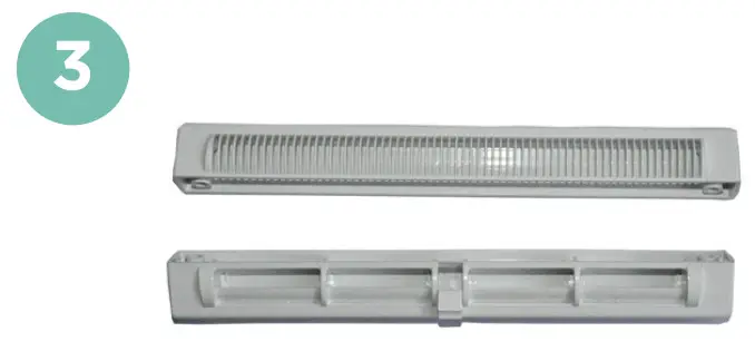 261JK Top Opening Double Glazed Casement White uPVC Window - Fig 2