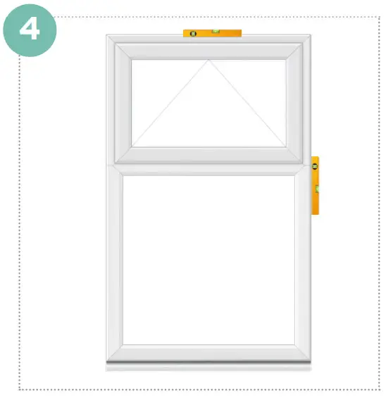 261JK Top Opening Double Glazed Casement White uPVC Window - Fig 6