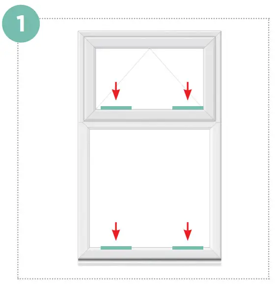 261JK Top Opening Double Glazed Casement White uPVC Window - Fig 9