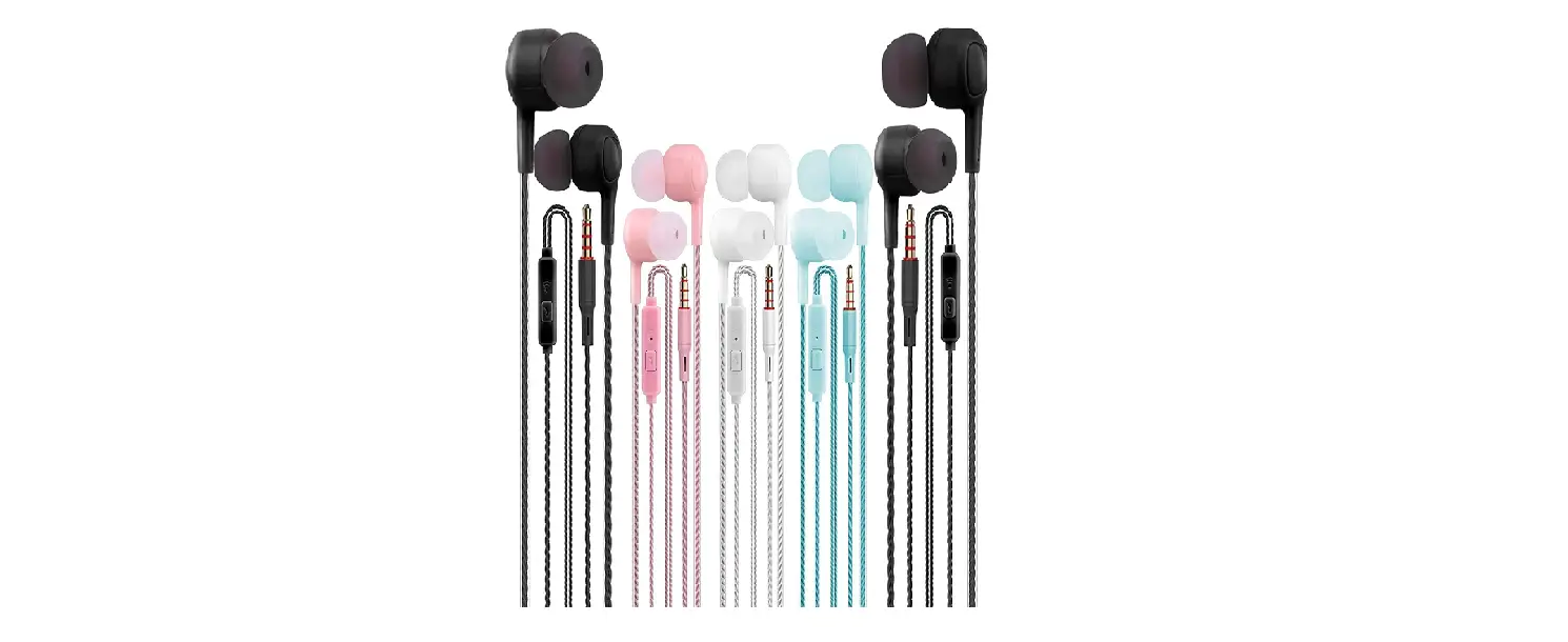 Earphones 5 Pack Xinliang 3.5mm In-ear Headphones User Manual