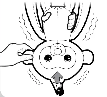 FingeRLings HUGS Baby Monkey Pet - Bye-bye