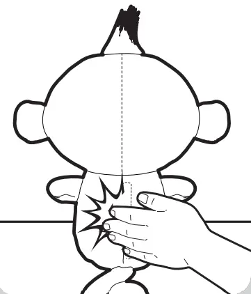 FingeRLings HUGS Baby Monkey Pet - EXCUSE YOU