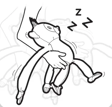 FingeRLings HUGS Baby Monkey Pet - SWEET DREAMS