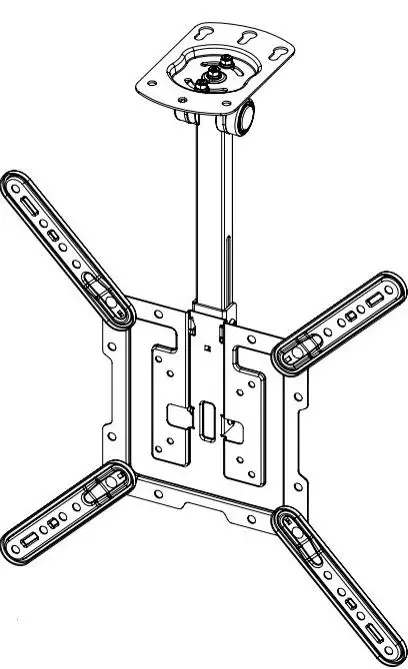 hama-00-118086-TV-Ceiling-Bracket-PRODUCT