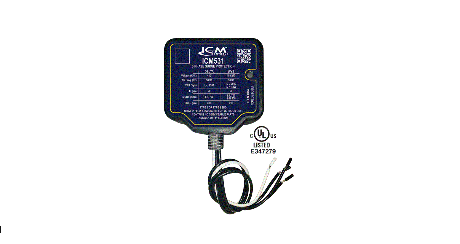 Icm Controls Icm531 3 Phase Surge Protective Device User Manual