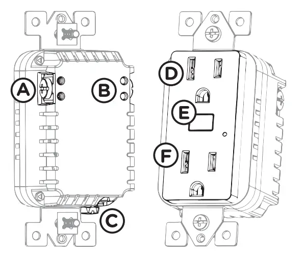 enbrighten ZWA1003 Z Wave In Wall Tamper Resistant Smart Outlet - fig 5