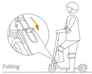 Ninebot KickScooter E22,E25,E45 - Folding and Carrying