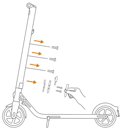 Ninebot KickScooter E22,E25,E45 - Installing a Second Battery Pack 1