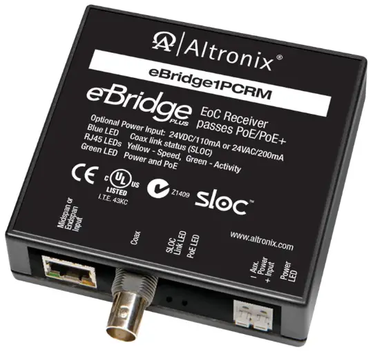 Altronix-eBridge1PCRM-IP-and-PoE+-Over-Coax-Receiver-product