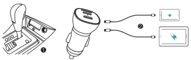 CHOETECH-TC0008-PD-40-W-Dual-USB-C-Car-Charger-1