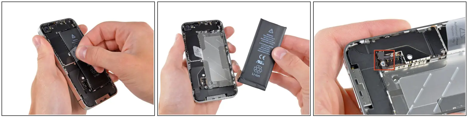 IFIXIT iPhone 4 Battery Replacement - Step 6