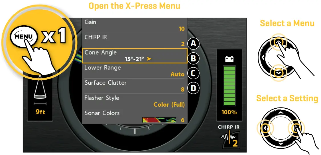 HUMMINBIRD Ice Helix Chirp Series G3 Sensor - Fig 2