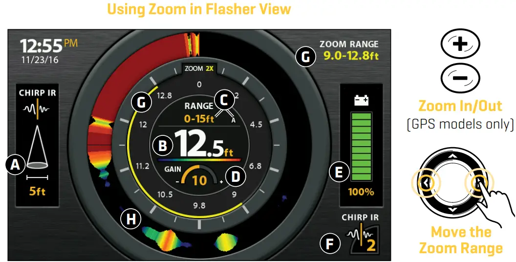HUMMINBIRD Ice Helix Chirp Series G3 Sensor - Fig 3