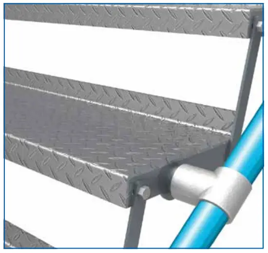 BRUNDLE 143C Tube Clamp Handrail Bracket - Fig 8