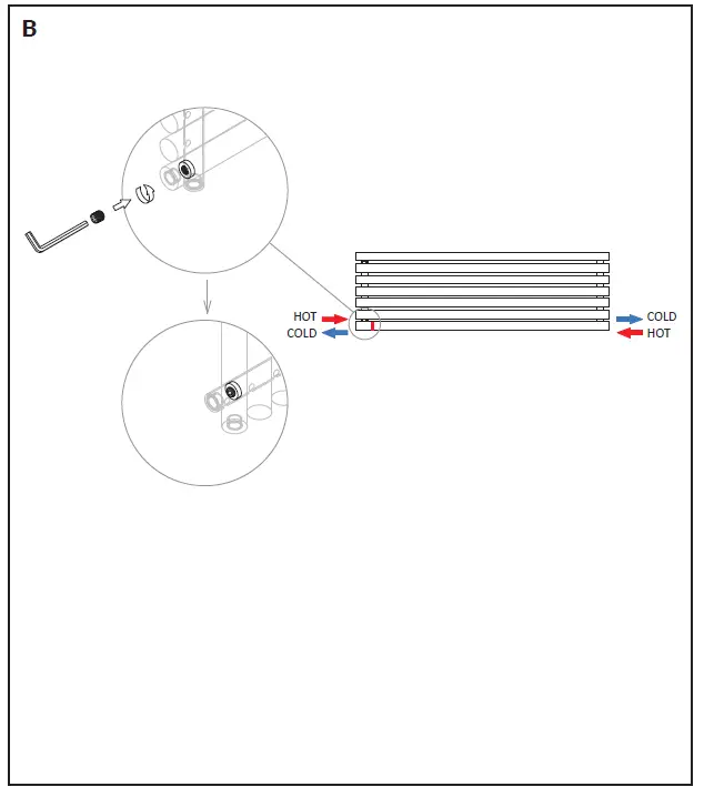 TERMA ROLO E Vertical Designer Electric Radiators FIG (2)