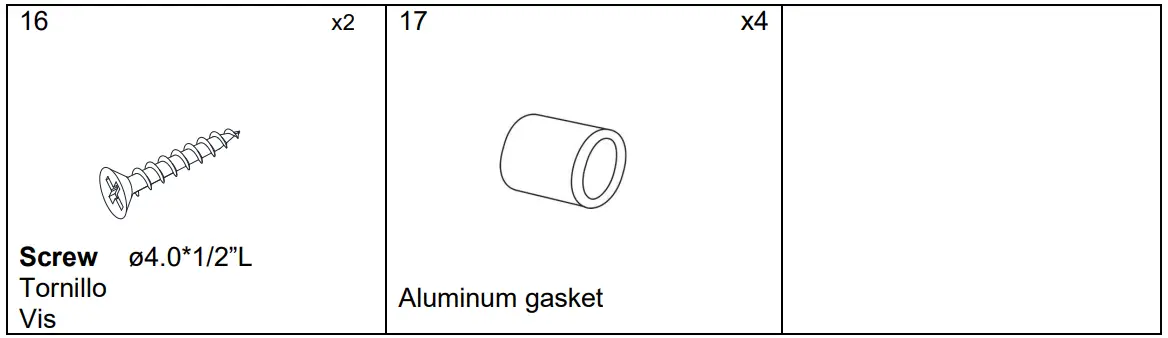 SEI FURNITURE HD071930 Toppington Gold Mirrored Media Console FIG 11