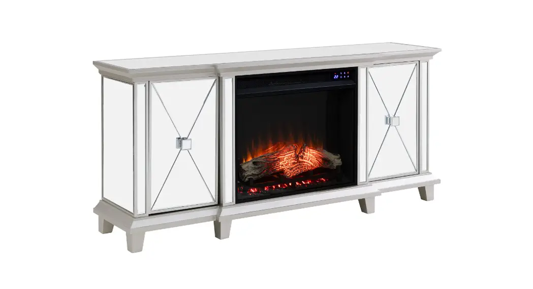 Sei Furniture Hd071930 Toppington Gold Mirrored Media Console Instruction Manual