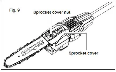 SUNJOE iON100V-10PS-CT Cordless Pole Chain Saw fig-10