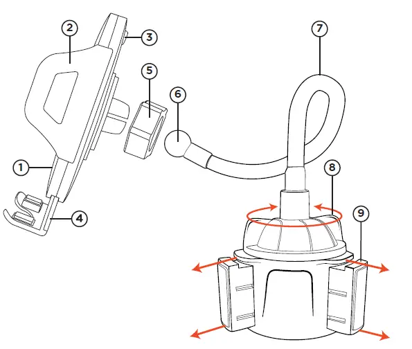 HYPERGEAR-HPL15510-Cup-Holder-Flex-FIG-1