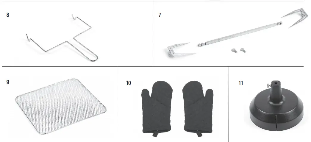 PowerAirFryer Pro TXG-KE10L XLT Air Fryer - Accessories2